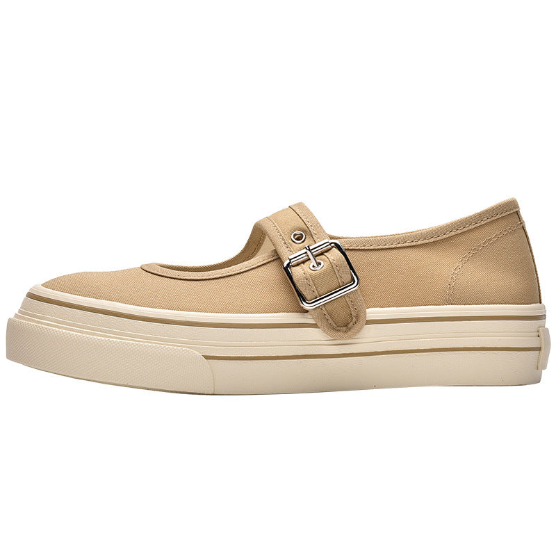 Damen Plateau-Sneaker mit praktischem Schnallenverschluss und optimierter Dämpfung Drune