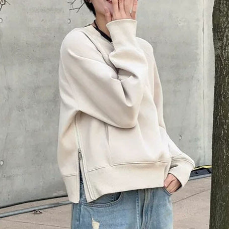 Damen Bequemer Sweatshirt mit raglan Ärmel Drune