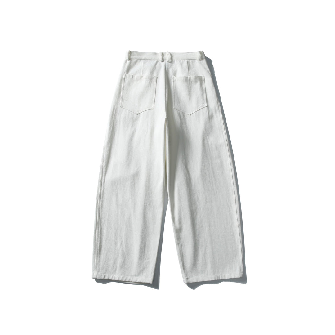 Damen Hochtaillierte Culotte-Hose mit sichtbarer Bügelfalte und weitem Cropped‑Bein Drune
