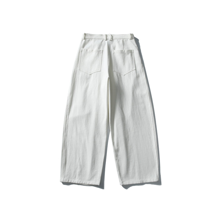 Damen Hochtaillierte Culotte-Hose mit sichtbarer Bügelfalte und weitem Cropped‑Bein Drune
