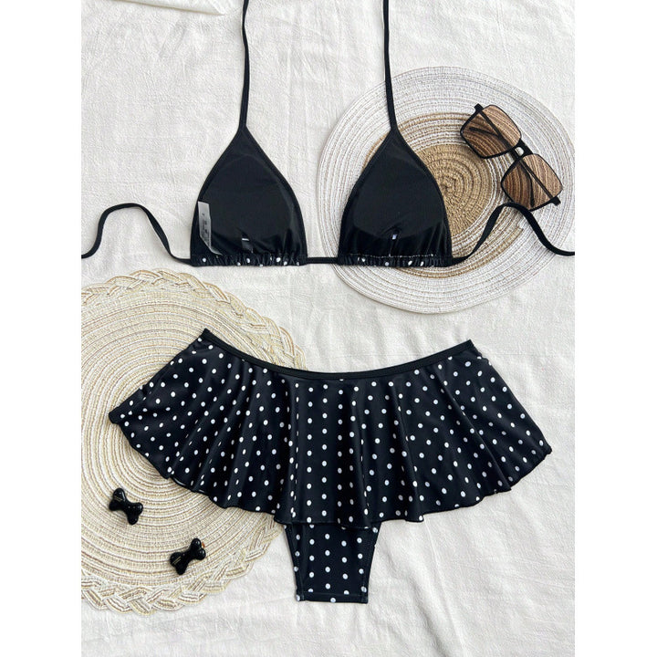 Damen Bikiniset mit Rüschen Drune