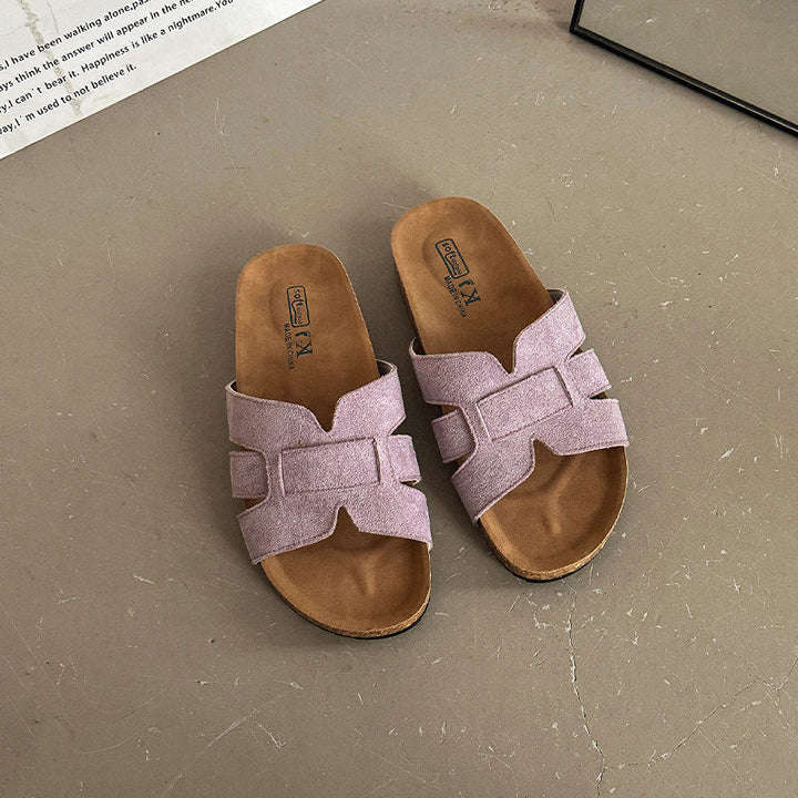 Damen Clogs mit geflochtenem Design und anatomisch geformtem Fußbett Drune