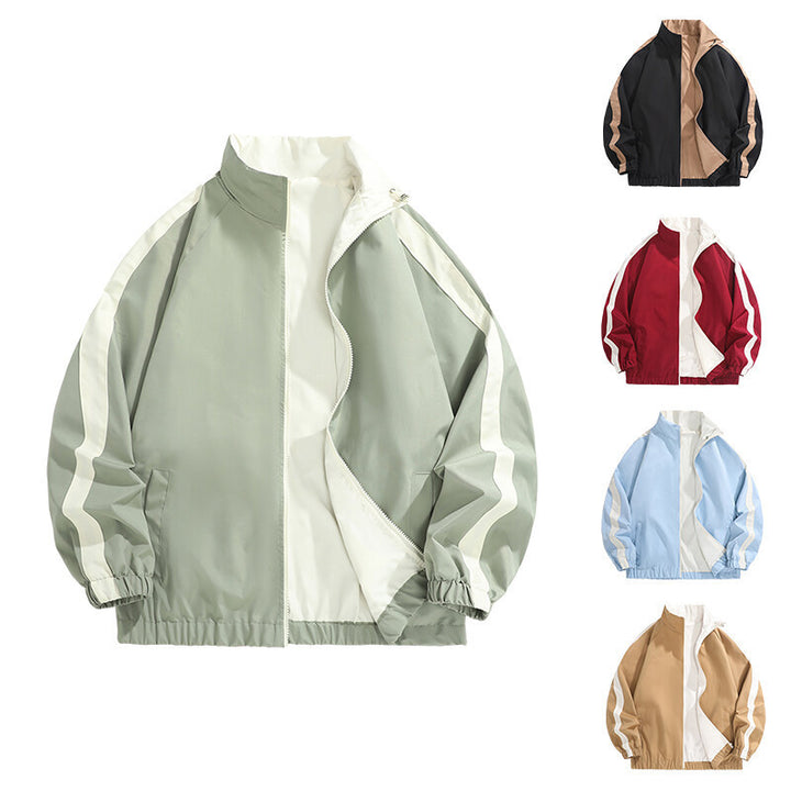 Herren modische Freizeitjacke mit sportlichem Schnitt und kontrastierenden Akzenten Drune