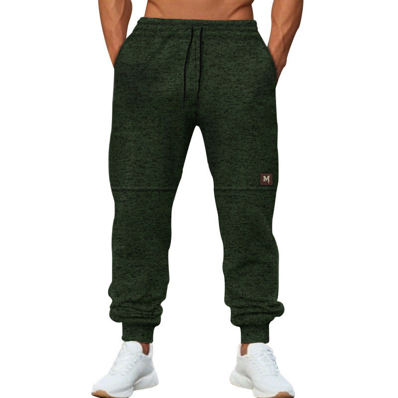 Herren moderne Jogginghose mit elastischem Bund und seitlichen Taschen Drune