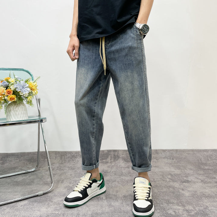 Herren Lässige Denim-Hose Drune