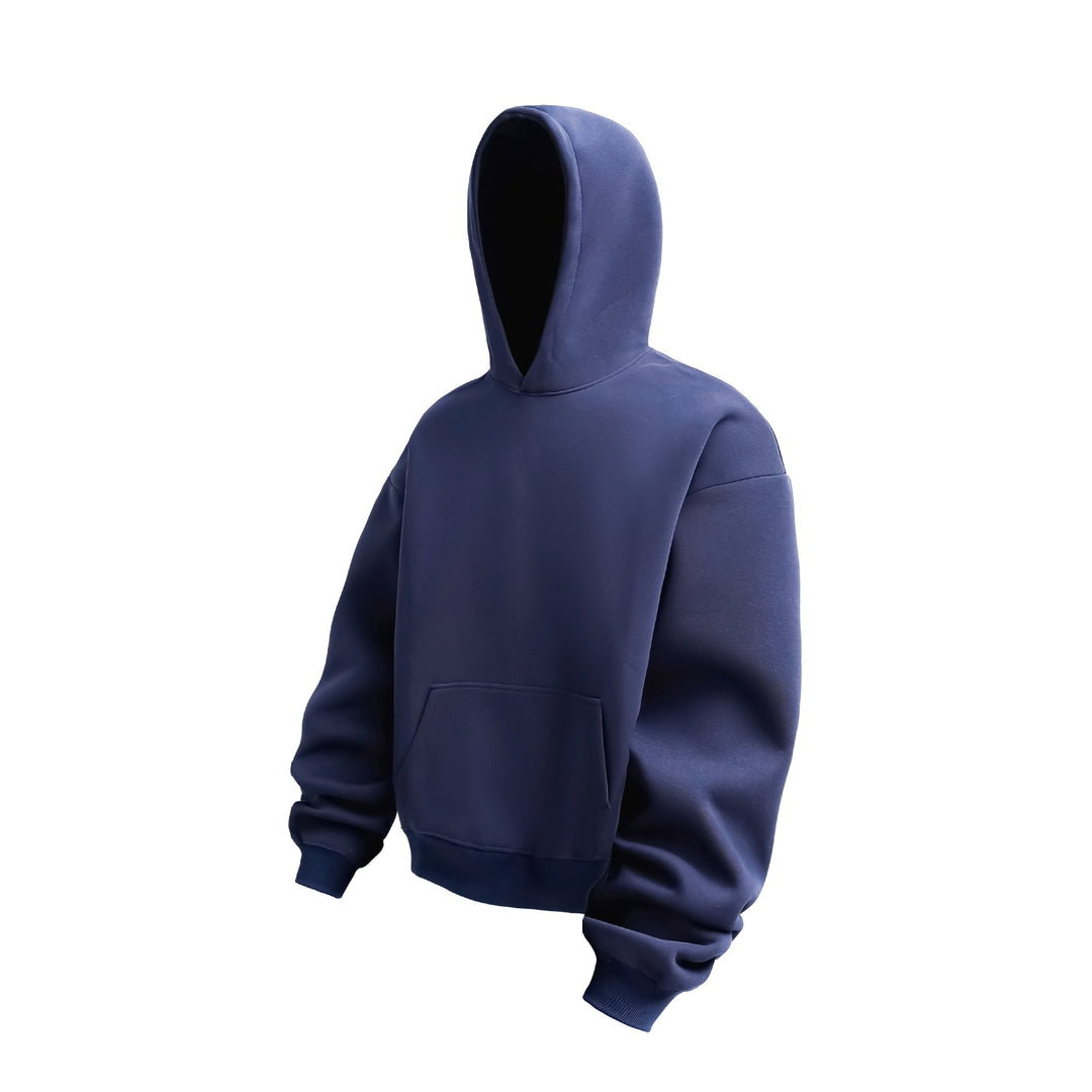 Unisex Oversize-Kapuzenpullover aus schwerer Fleecequalität mit Kängurutasche Drune