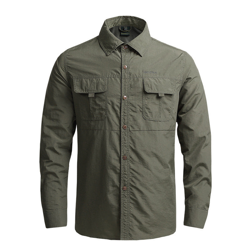 Herren Funktionales Outdoor-Hemd Drune