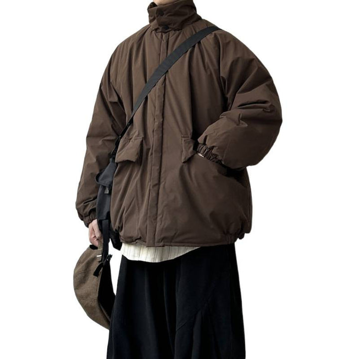 Herren Modische Wattierte Jacke Drune