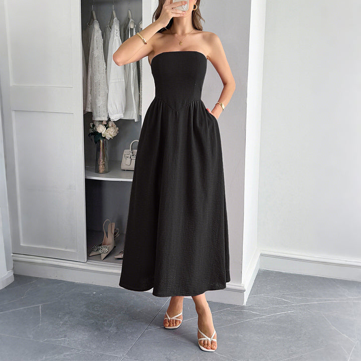 Damen Sommerliches Maxikleid im eleganten Streifenmuster Drune