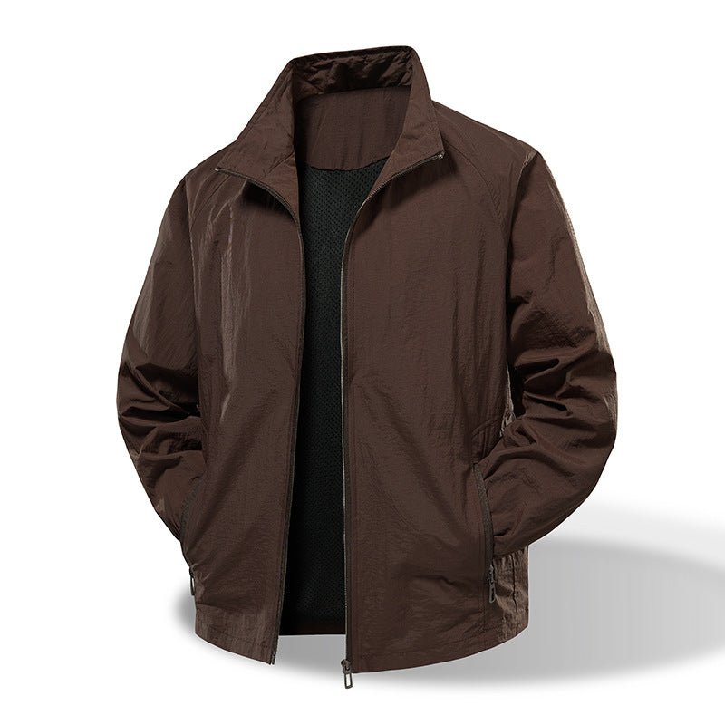 Herren Leichte Übergangsjacke mit atmungsaktiven Materialien Drune