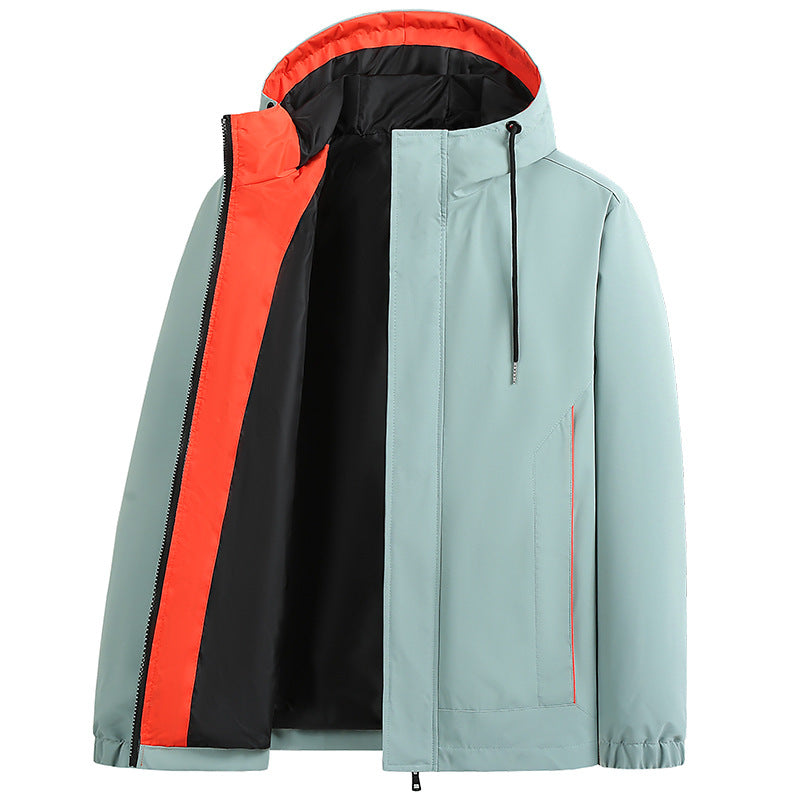 Herren Funktionale Übergangsjacke mit Kapuze Drune