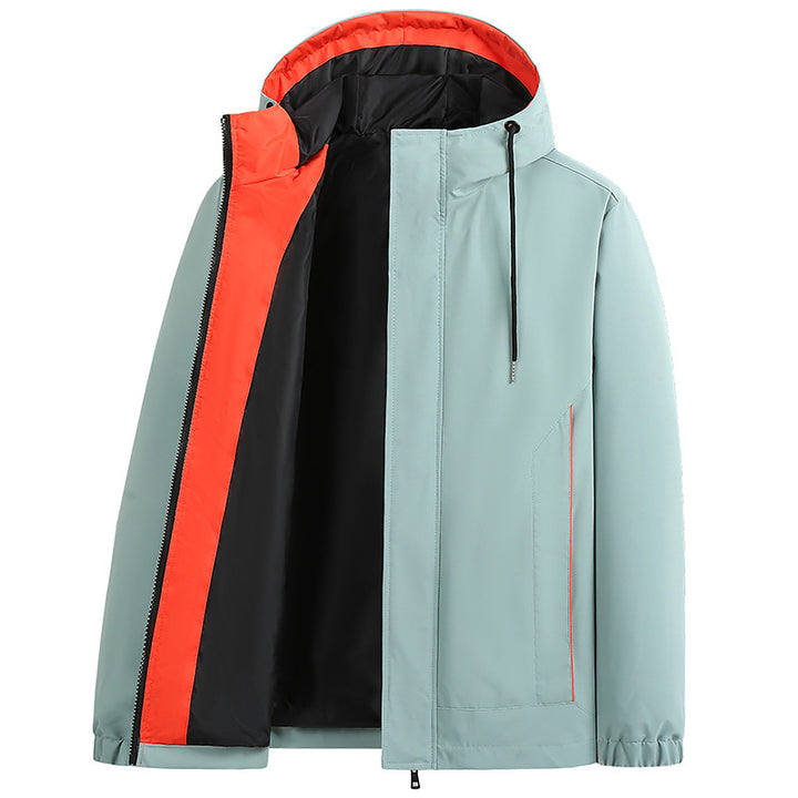 Herren Funktionale Übergangsjacke mit Kapuze Drune