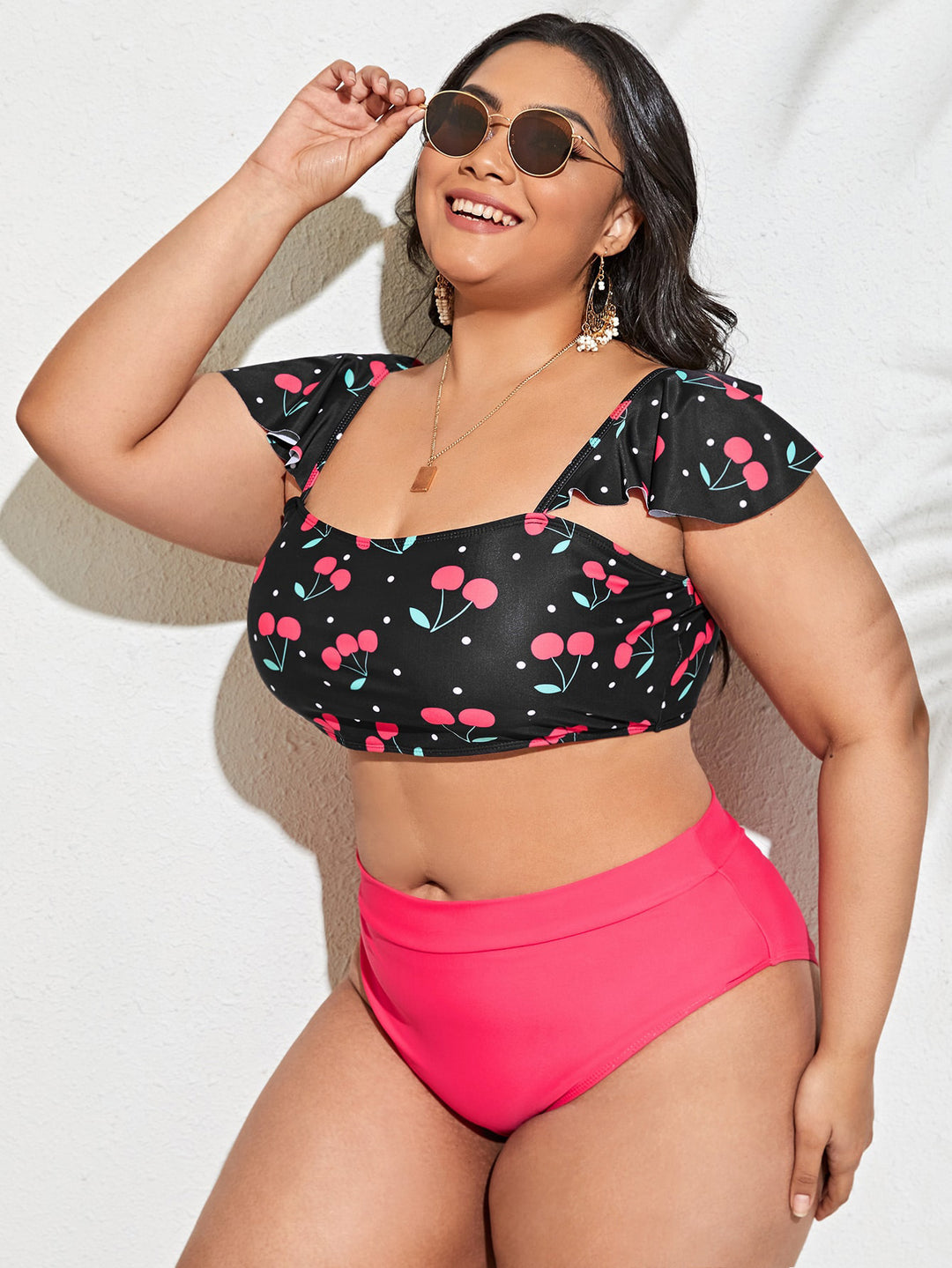 Damen Tankini-Set mit voluminösen Rüschendetails und hochwertigem Schnitt Drune