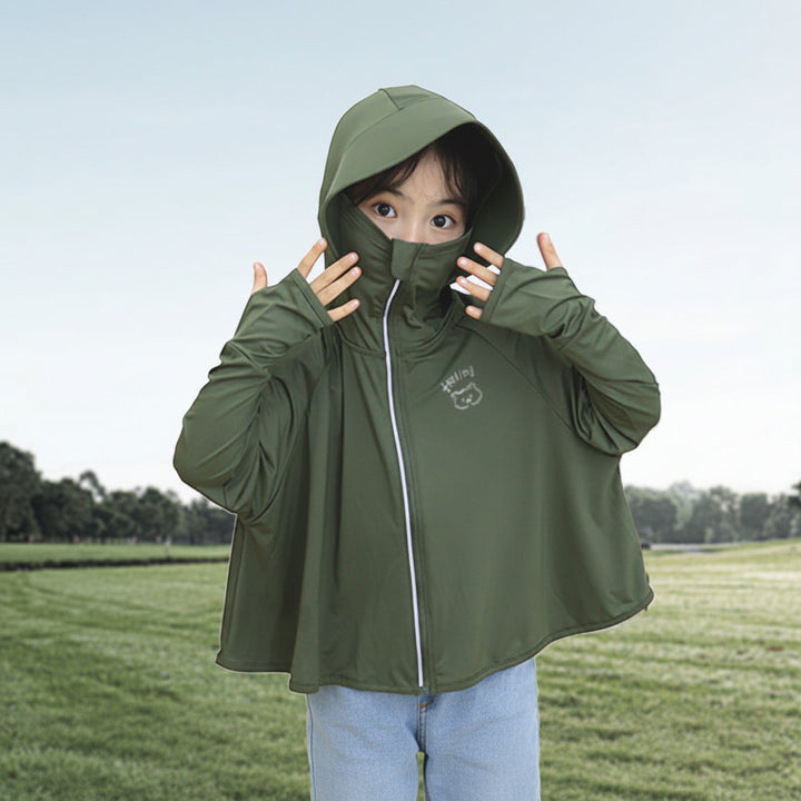 Damen UV-Schutzjacke mit Kapuze und atmungsaktivem Design Drune
