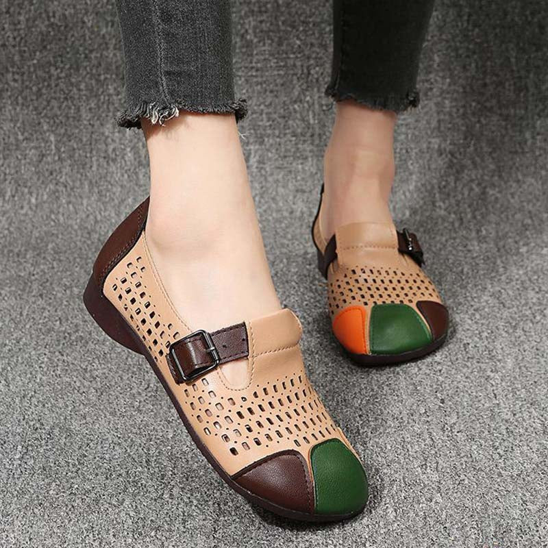 Luftige Damensandalen mit Schnalle – Zoë Drune