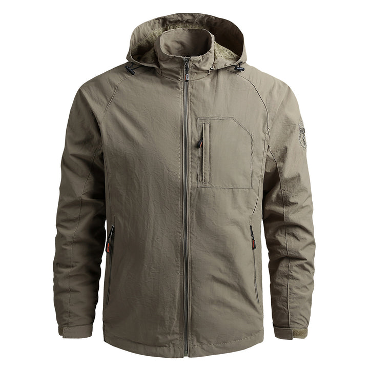 Herren Funktionsjacke mit hohem Kragen Drune