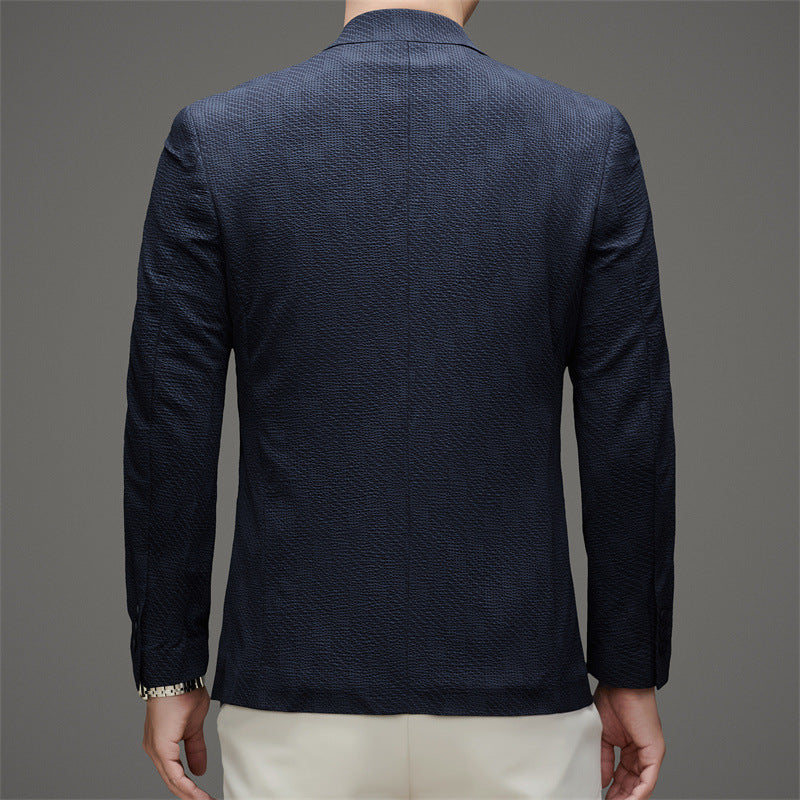 Herren eleganter Blazer mit strukturiertem Design und modischem Schnitt Drune