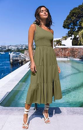 Damen Maxikleid mit ärmellosem Design und elastischem Bustier Drune
