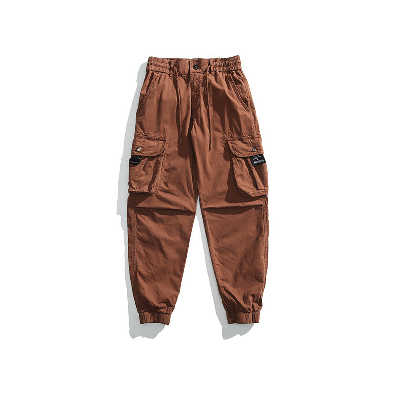 Herren Relaxed‑Fit Ripstop Cargojoggerhose mit D Ring und Mehrfachtaschen Drune