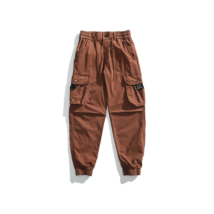 Herren Relaxed‑Fit Ripstop Cargojoggerhose mit D Ring und Mehrfachtaschen Drune