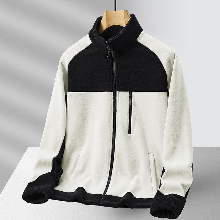 Unisex Fleecejacke mit hohem Kragen Drune
