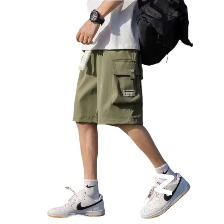 Herren Cargo-Shorts mit multifunktionalen Taschen und elastischem Bund Drune
