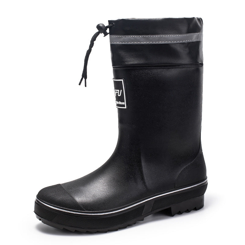 Damen Robuste Kurzschaft‑Gummistiefelette mit verstärkter Zehenkappe und griffiger Profilsohle Drune