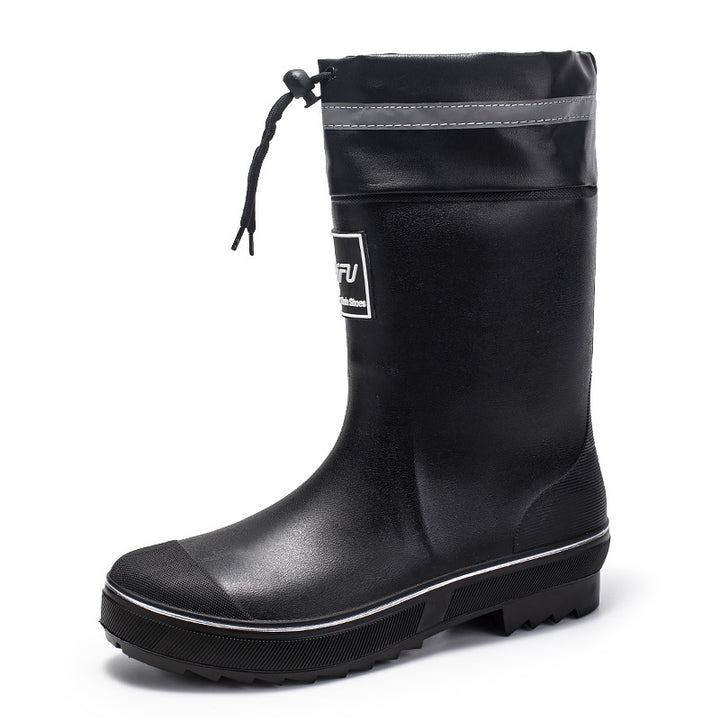 Damen Robuste Kurzschaft‑Gummistiefelette mit verstärkter Zehenkappe und griffiger Profilsohle Drune