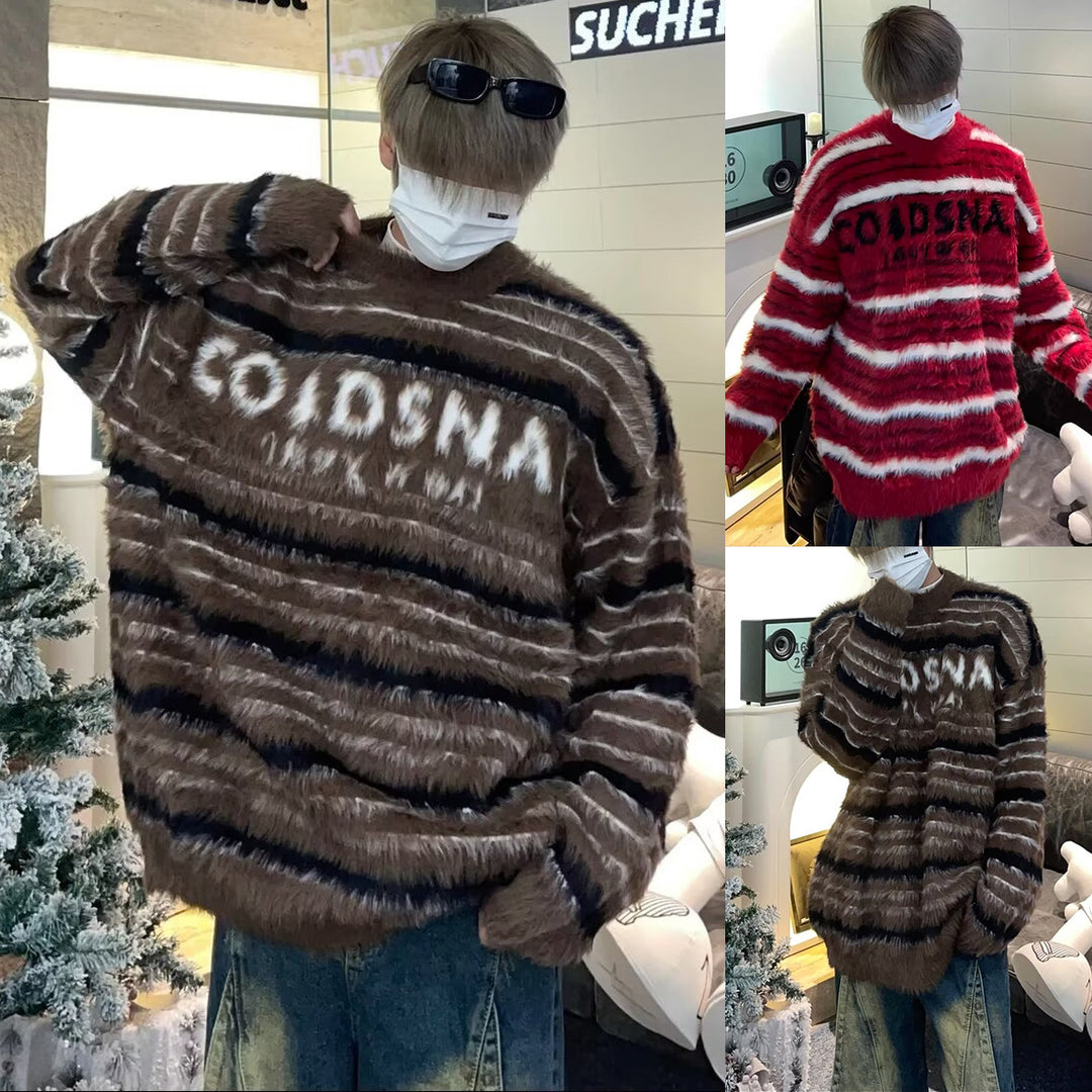 Unisex Stilvoller Grobstrickpullover Drune