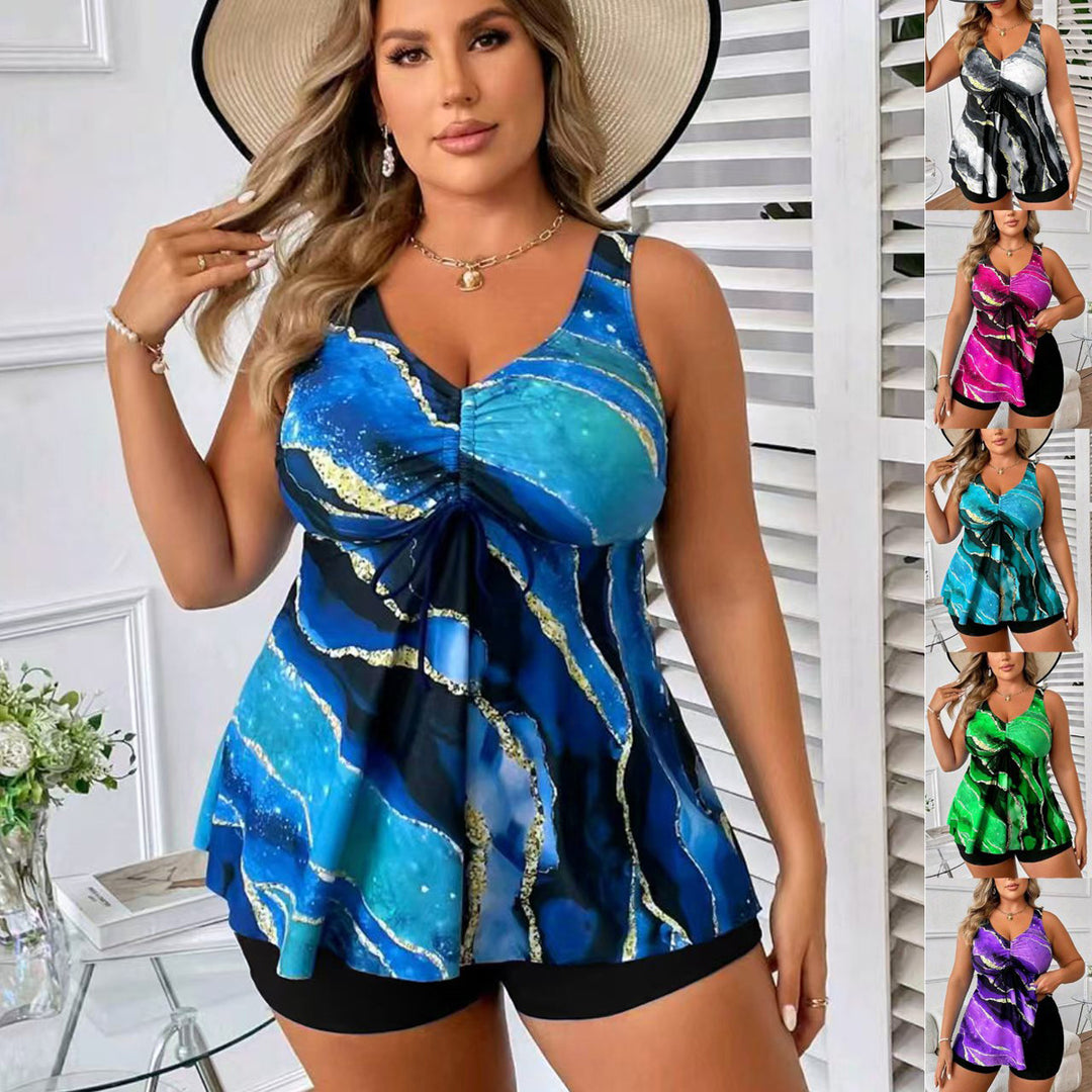 Damen Badebluse mit Shorts Drune