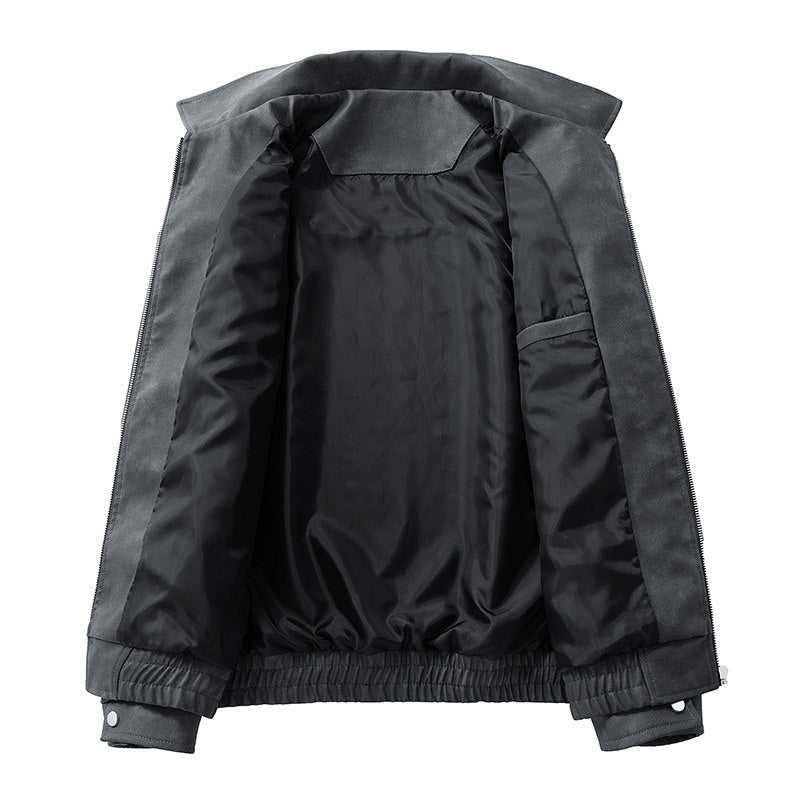 Herren Modische Wildlederjacke Drune