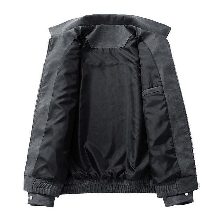 Herren Modische Wildlederjacke Drune