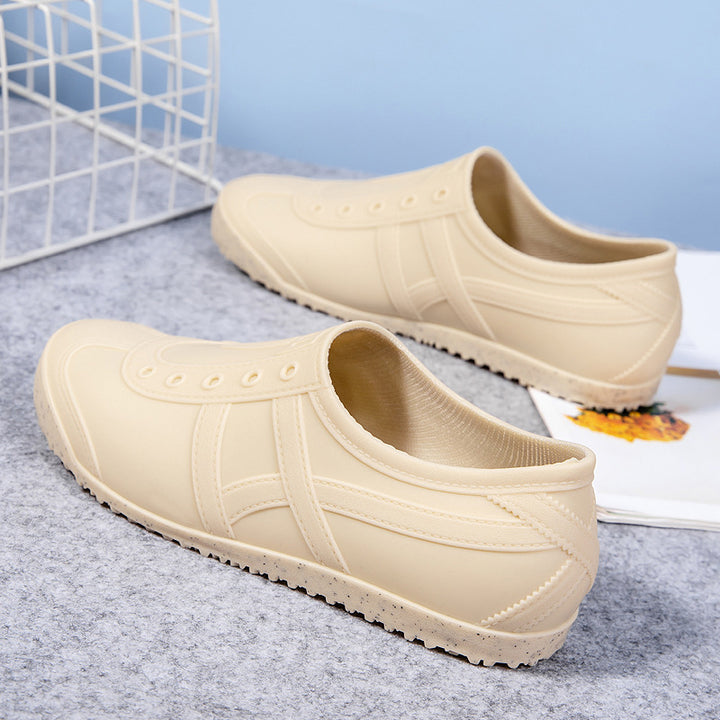 Damen Schlupf-Gummi-Sneaker mit nahtlosem Obermaterial und rutschfester Profilsohle Drune