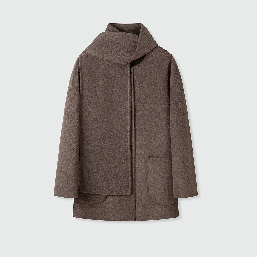 Damen Stilvoller Oversized Mantel Drune