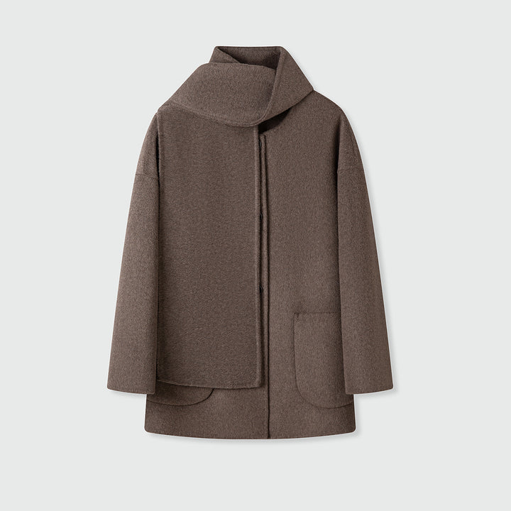 Damen Stilvoller Oversized Mantel Drune