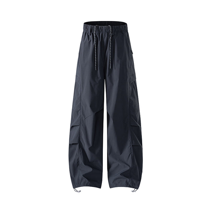 Herren Tech-Cargo-Hose aus wind- und wasserabweisendem Nylon mit elastischem Bund & Multifunktionstaschen Drune