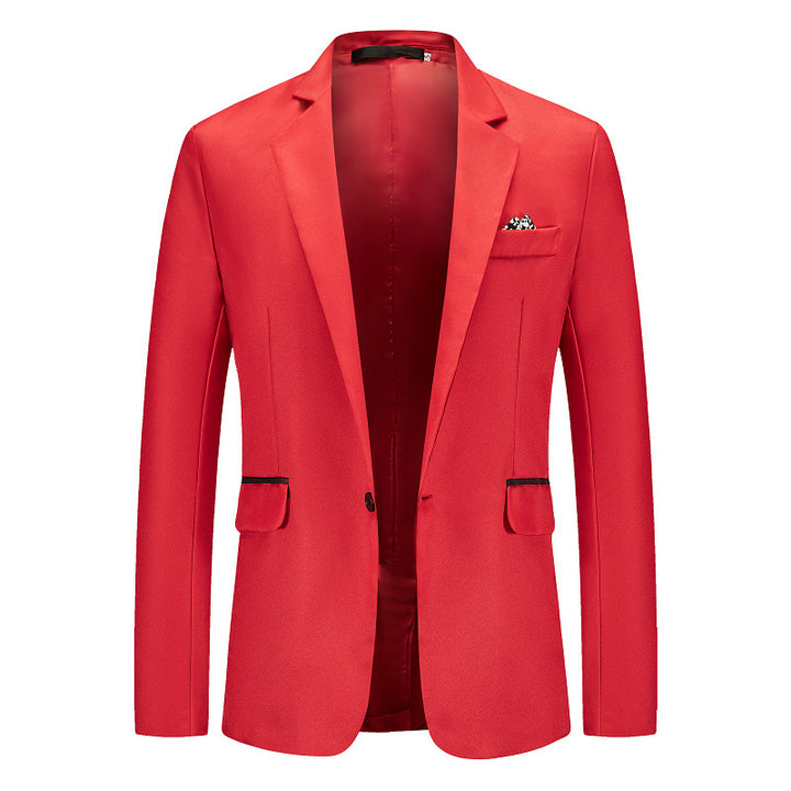Herren eleganter Blazer mit strukturiertem Design und feinen Details Drune