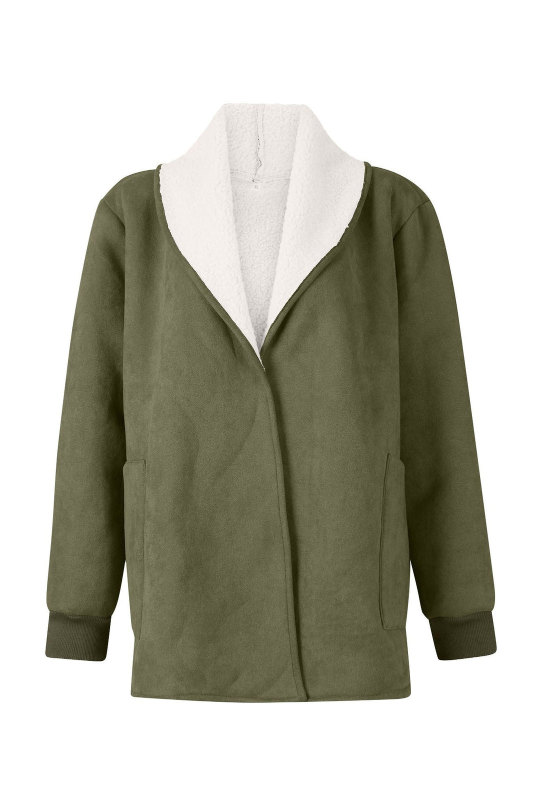 Drune | Revers Wildleder und Schafswolle Thermojacke
