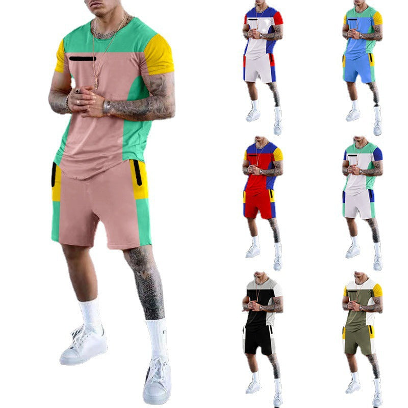 Herren Sportliches Freizeit-Set mit atmungsaktivem Design und praktischen Taschen Drune