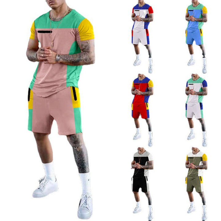 Herren Sportliches Freizeit-Set mit atmungsaktivem Design und praktischen Taschen Drune