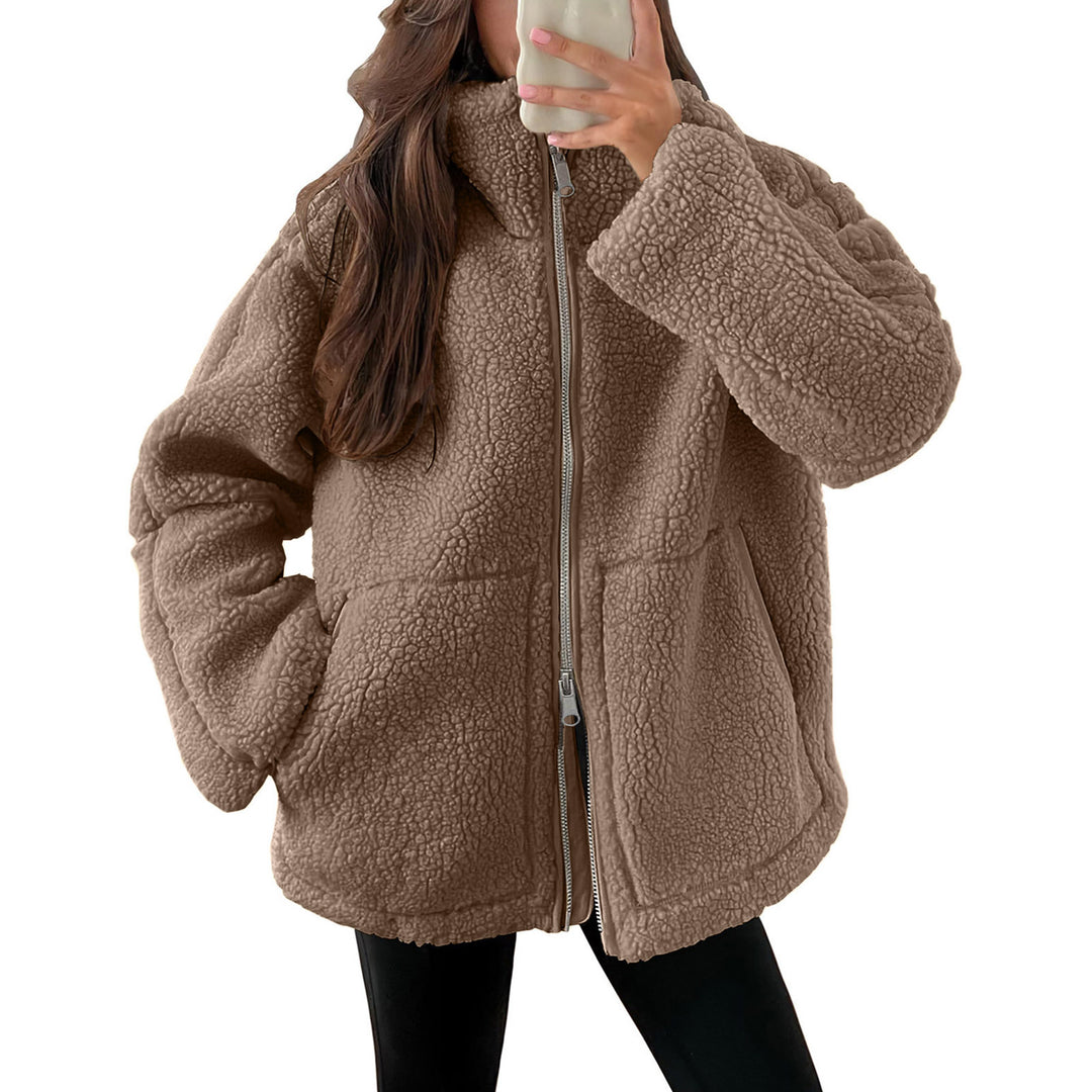 Damen Gemütlicher Fleece-Hoodie Drune