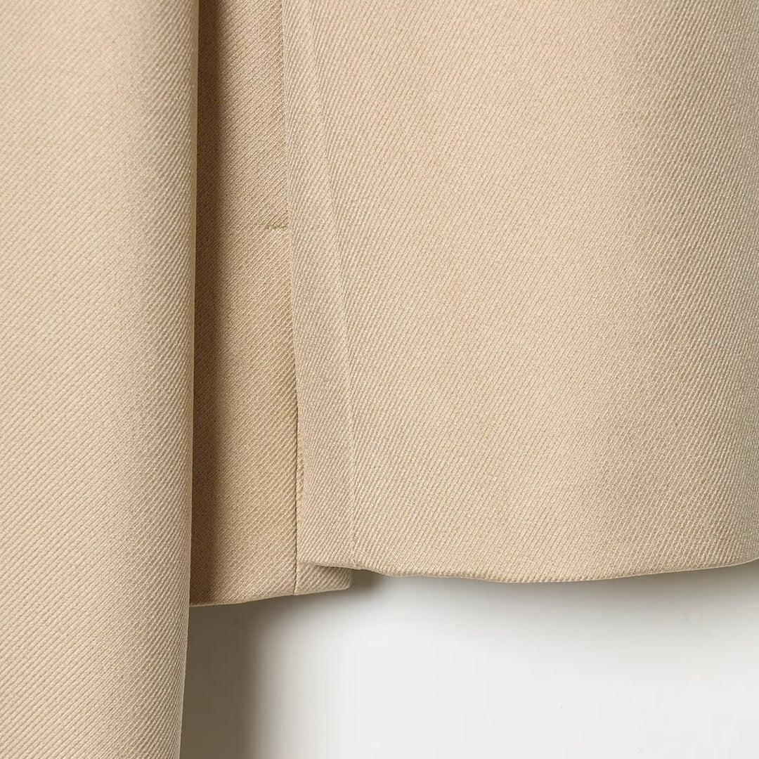 Damen Cape-Mantel mit integriertem Schalkragen und Ein-Knopf-Verschluss Drune