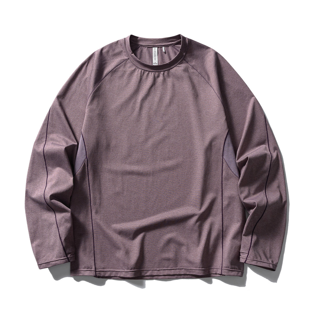 Unisex Leichtes technisches Longsleeve mit Raglanärmeln und Kontrastnähten Drune