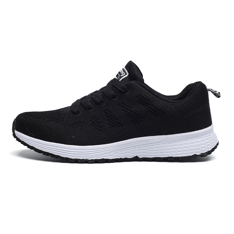 Unisex leichte gestrickte Freizeit- und Laufsneaker mit stoßabsorbierender Komfortsohle Drune