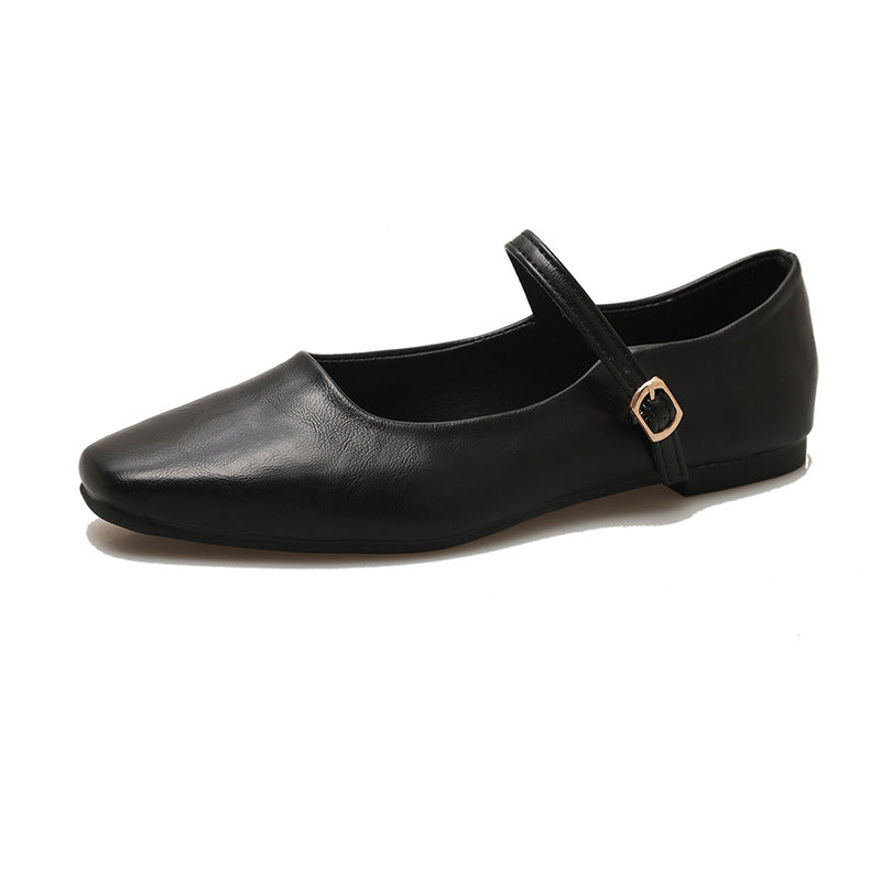 Damen Classic Mary Jane Ballerinas mit verstellbarem Riemen Drune