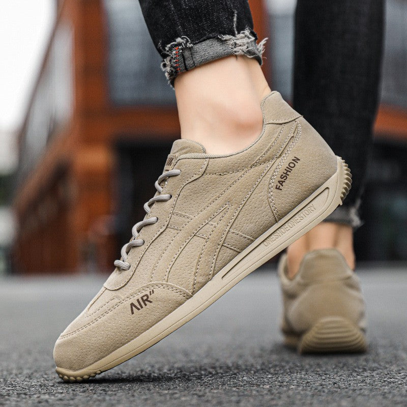 Damen Modische Sneakers mit hochwertiger Veloursleder-Oberfläche und rutschfester Sohle Drune