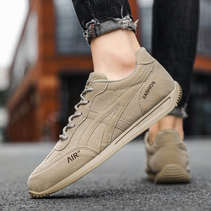 Damen Modische Sneakers mit hochwertiger Veloursleder-Oberfläche und rutschfester Sohle Drune