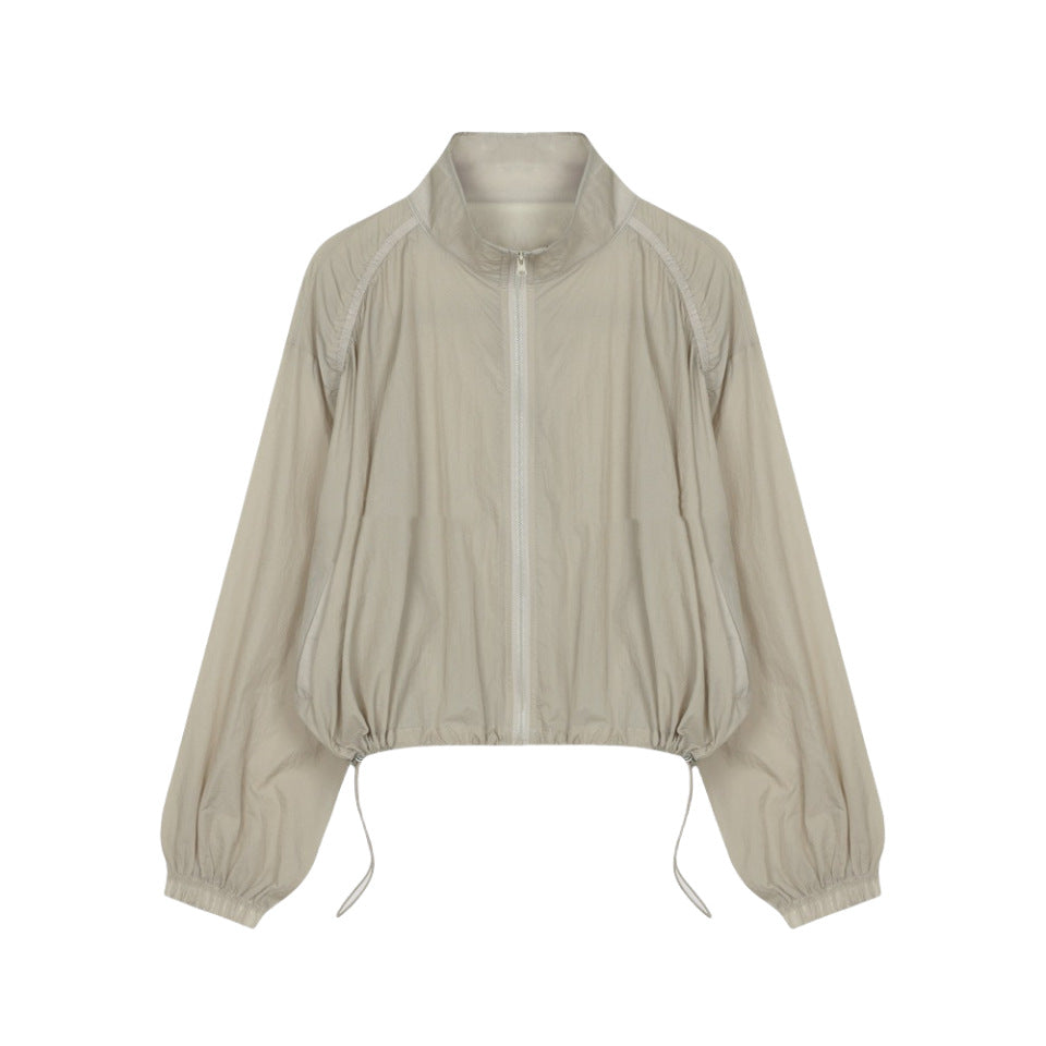 Damen leichte Windbreaker-Jacke Drune