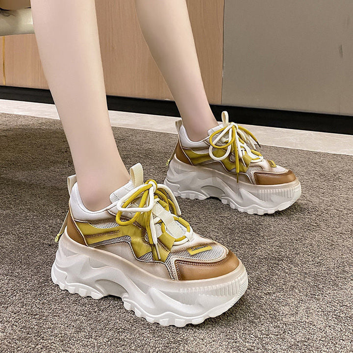 Damen Trendige Sneakers mit komfortabler Plateausohle Drune