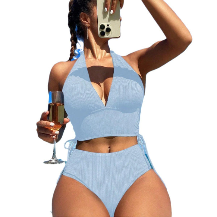 Damen Hochwertiger Bandeau-Bikini mit bequemem Stretch-Design Drune